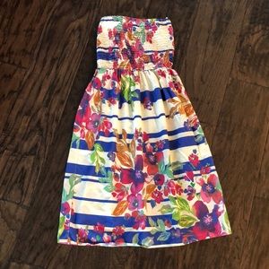 Like new strapless summer dress size 4